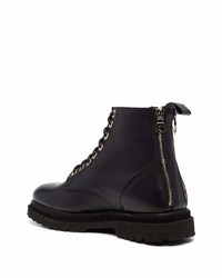 schwarze Chelsea Boots aus Leder von Giuliano Galiano