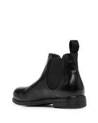 schwarze Chelsea Boots aus Leder von Marsèll