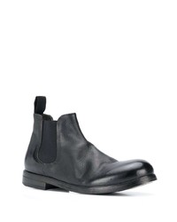 schwarze Chelsea Boots aus Leder von Marsèll