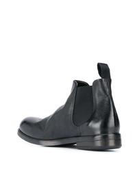 schwarze Chelsea Boots aus Leder von Marsèll