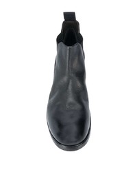 schwarze Chelsea Boots aus Leder von Marsèll