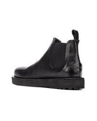 schwarze Chelsea Boots aus Leder von Marsèll