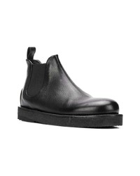 schwarze Chelsea Boots aus Leder von Marsèll