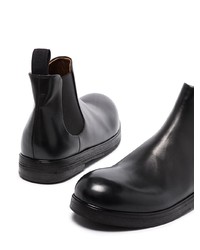 schwarze Chelsea Boots aus Leder von Marsèll