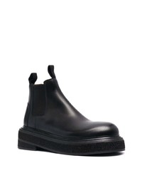 schwarze Chelsea Boots aus Leder von Marsèll