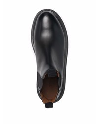 schwarze Chelsea Boots aus Leder von Marsèll