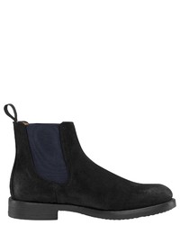 schwarze Chelsea Boots aus Samt von Pantofola D'oro