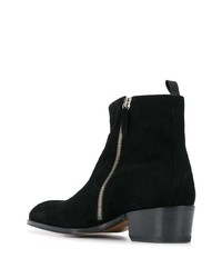 schwarze Chelsea Boots aus Wildleder von Giuseppe Zanotti