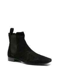 schwarze Chelsea Boots aus Wildleder von Giuseppe Zanotti