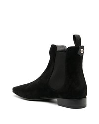 schwarze Chelsea Boots aus Wildleder von Giuseppe Zanotti