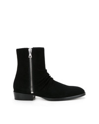 schwarze Chelsea Boots aus Wildleder von Amiri