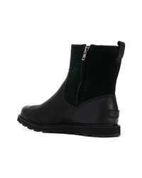 schwarze Chelsea Boots aus Wildleder von Sorel