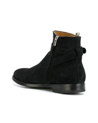 schwarze Chelsea Boots aus Wildleder von Officine Creative