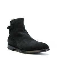 schwarze Chelsea Boots aus Wildleder von Officine Creative