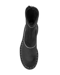 schwarze Chelsea Boots aus Wildleder von Premiata