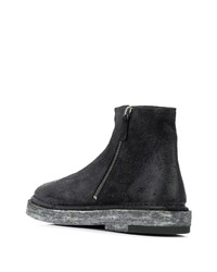 schwarze Chelsea Boots aus Wildleder von Marsèll