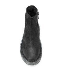 schwarze Chelsea Boots aus Wildleder von Marsèll