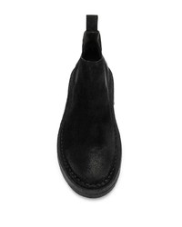 schwarze Chelsea Boots aus Wildleder von Marsèll