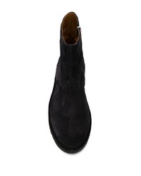 schwarze Chelsea Boots aus Wildleder von Isabel Marant