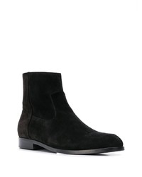 schwarze Chelsea Boots aus Wildleder von Buttero