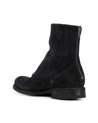 schwarze Chelsea Boots aus Wildleder von Pantanetti