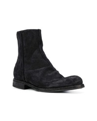 schwarze Chelsea Boots aus Wildleder von Pantanetti