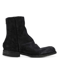 schwarze Chelsea Boots aus Wildleder von Pantanetti