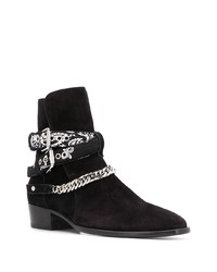 schwarze Chelsea Boots aus Wildleder von Amiri