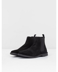 schwarze Chelsea Boots aus Wildleder von Bianco