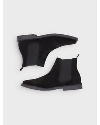 schwarze Chelsea Boots aus Wildleder von Bianco