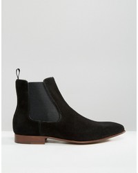 schwarze Chelsea Boots aus Wildleder von Aldo