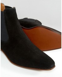 schwarze Chelsea Boots aus Wildleder von Aldo