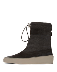 schwarze Chelsea Boots aus Wildleder von Fear Of God