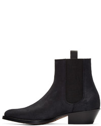 schwarze Chelsea Boots aus Wildleder von Marc Jacobs