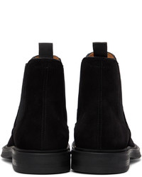 schwarze Chelsea Boots aus Wildleder von Officine Creative