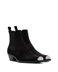 schwarze Chelsea Boots aus Wildleder von Calvin Klein 205W39nyc