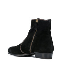 schwarze Chelsea Boots aus Wildleder von Lidfort