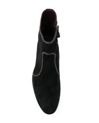 schwarze Chelsea Boots aus Wildleder von Lidfort