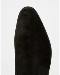 schwarze Chelsea Boots aus Wildleder von Asos
