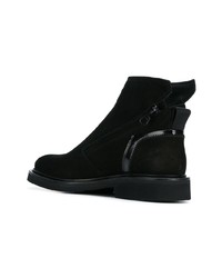 schwarze Chelsea Boots aus Wildleder von Bruno Bordese