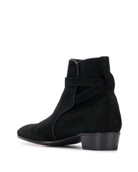 schwarze Chelsea Boots aus Wildleder von Lidfort