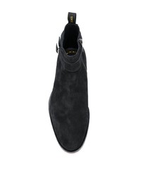 schwarze Chelsea Boots aus Wildleder von Doucal's