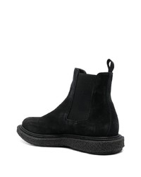 schwarze Chelsea Boots aus Wildleder von Officine Creative