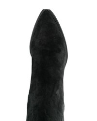 schwarze Chelsea Boots aus Wildleder von Amiri
