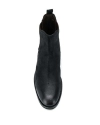 schwarze Chelsea Boots aus Wildleder von Henderson Baracco