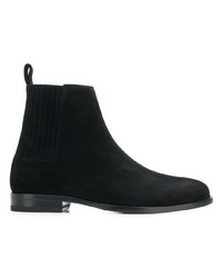 schwarze Chelsea Boots aus Wildleder von Saint Laurent