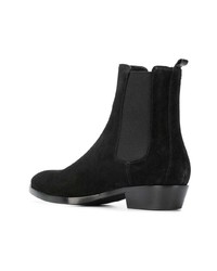 schwarze Chelsea Boots aus Wildleder von Buttero