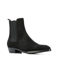 schwarze Chelsea Boots aus Wildleder von Buttero