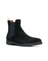 schwarze Chelsea Boots aus Wildleder von Common Projects