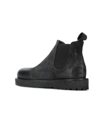 schwarze Chelsea Boots aus Wildleder von Marsèll